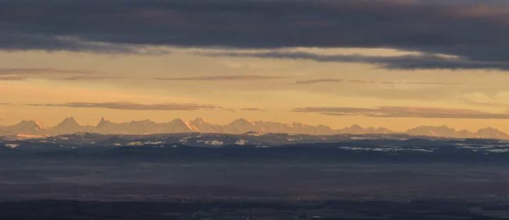 Coucher d'Alpes - Hors Sentiers